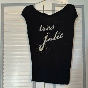 White House Black Market Tres Jolie Sleeveless Sweater